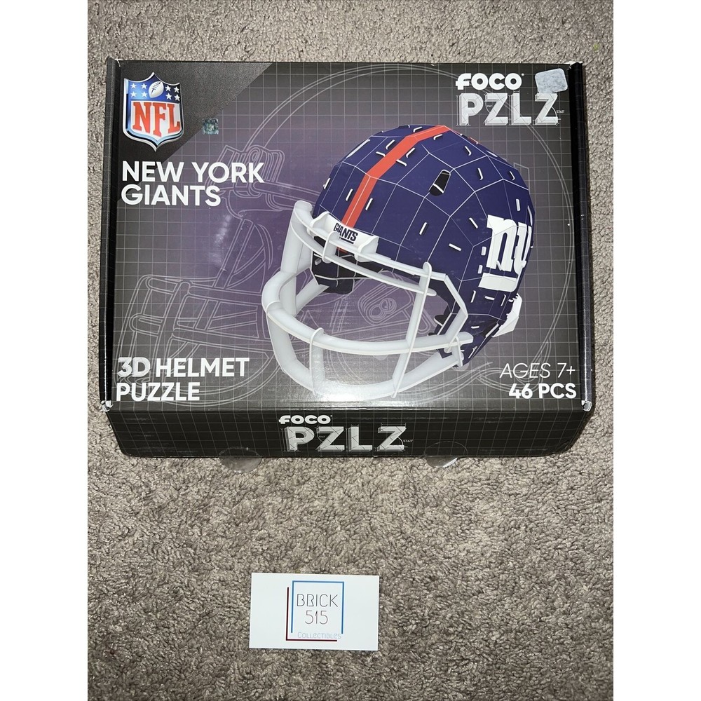 NFL New York Giants Helmet 3D Paper Model Puzzle Kit Brand New